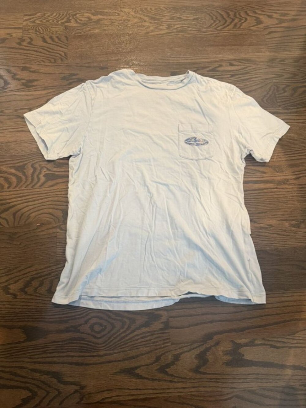 Vineyard Vines Light Blue Graphic T-Shirt Size M